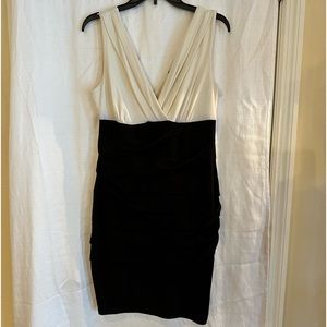 Dress Plunging neckline in front and back